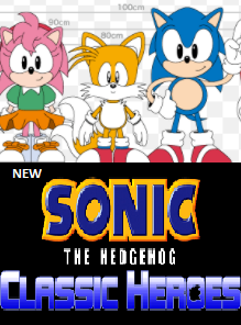 Sonic Classic Heroes title screen by SonicDash57 on DeviantArt