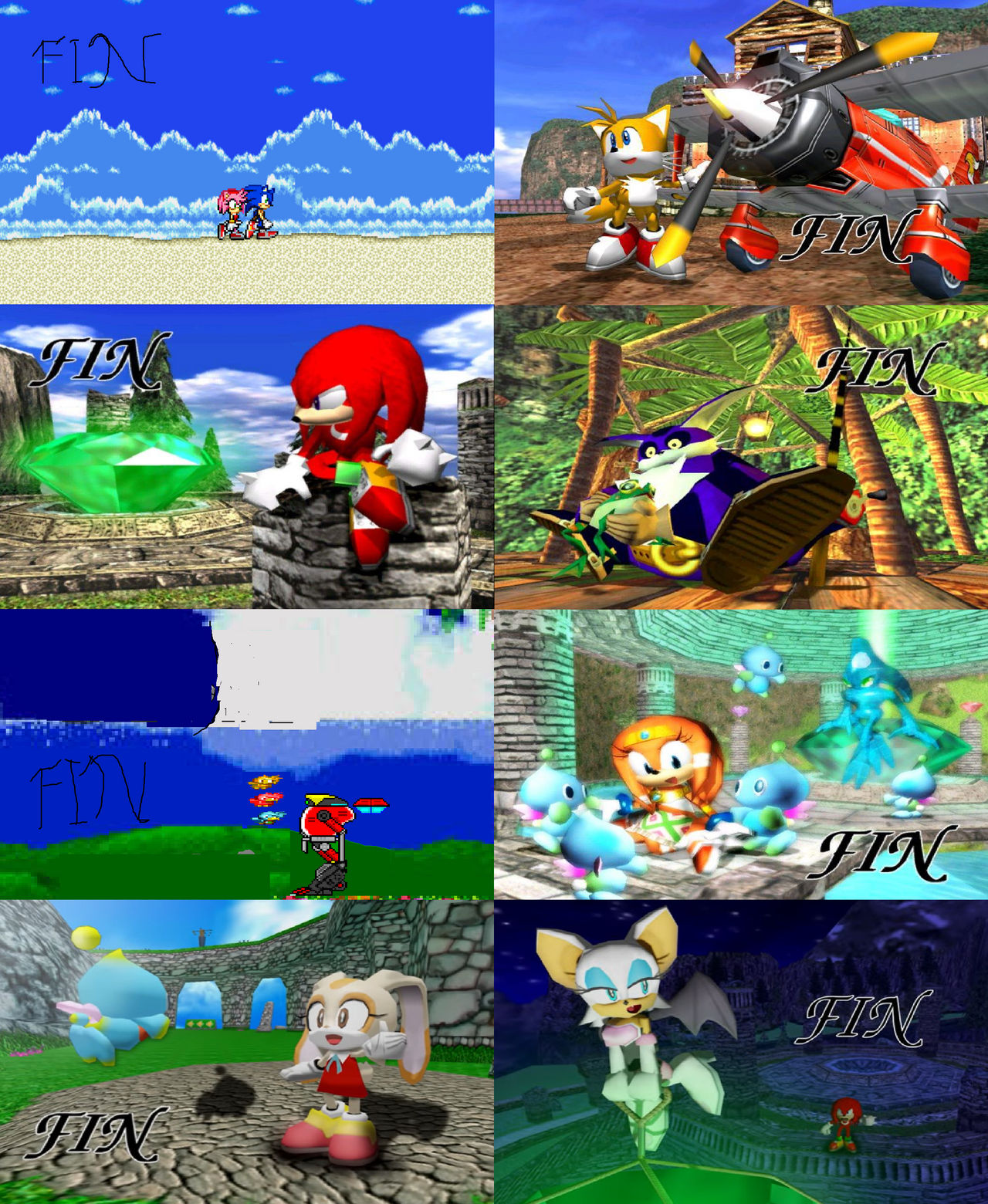 Cream Vs Rouge Cream and Rouge in Sonic Adventure: New Timeline by Rutgervdc on DeviantArt