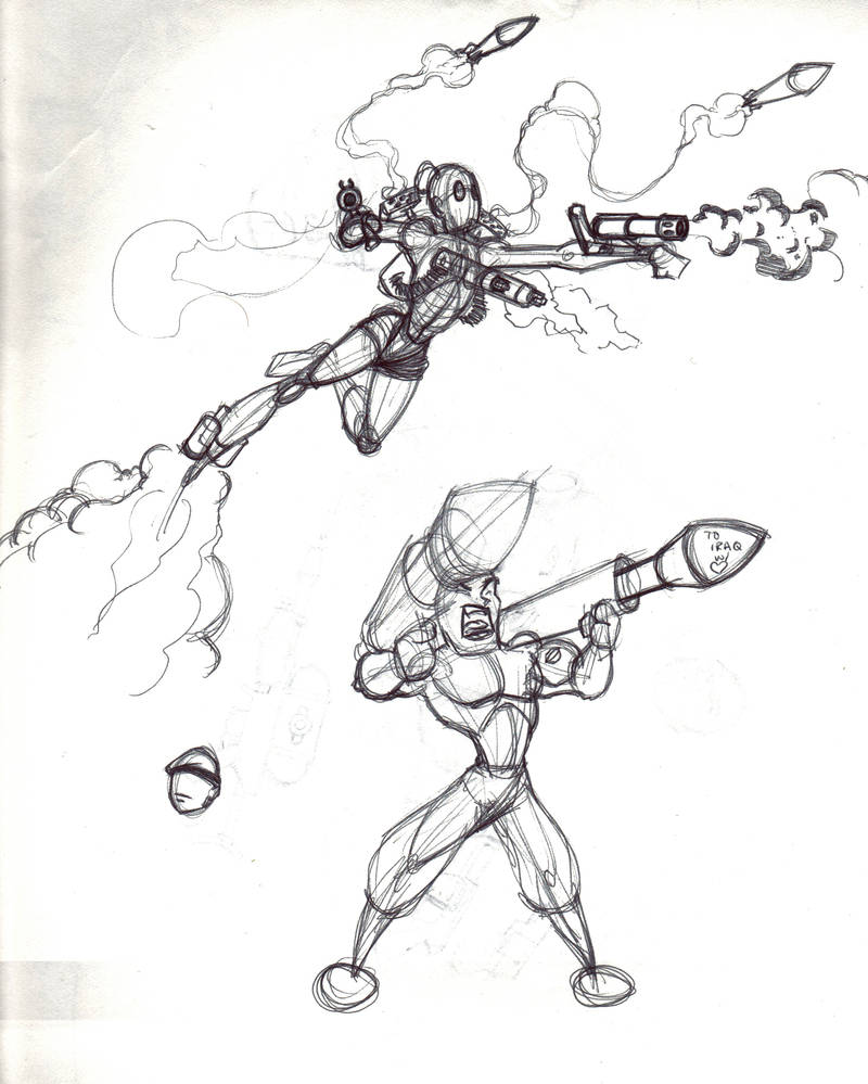 Robots n Rockets by JREAGANA on DeviantArt