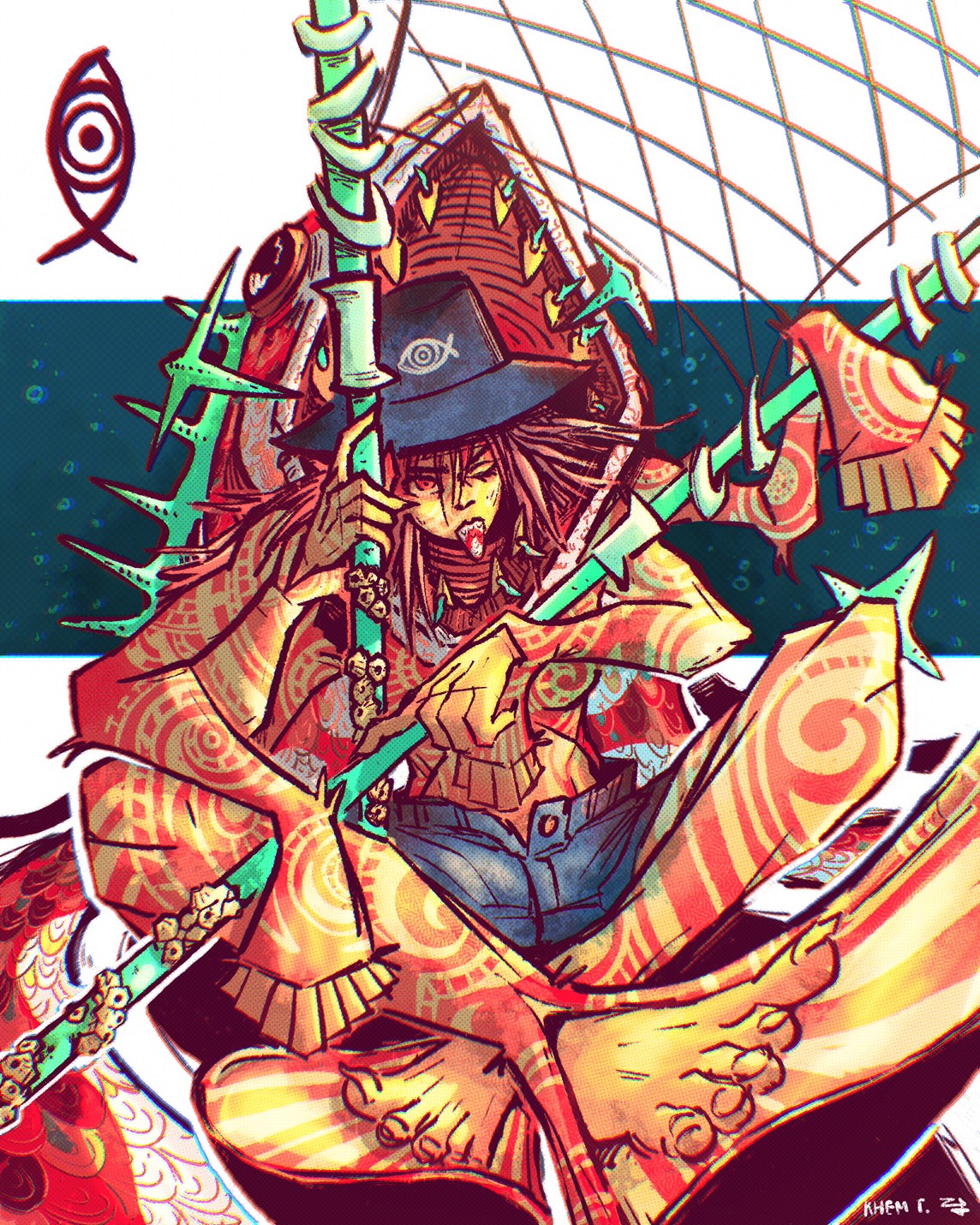Anoymouse Fish Fish person by KhemT on DeviantArt
