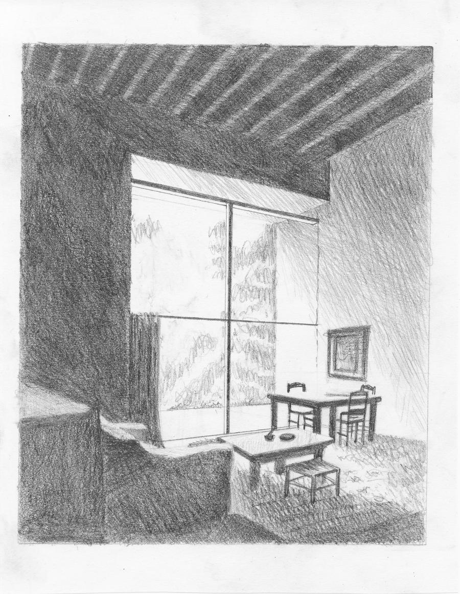 Room sketch by Adonabauer on DeviantArt