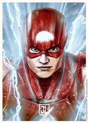 Justice League - Flash Poster ALT