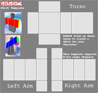 Your brother wants BC and a roblox shirt - TORSO Roblox folds up these  faces to creat your avatar. Pants Template This template supports 8-bit  alpha channels, R…