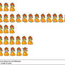 Princess Daisy sprites V