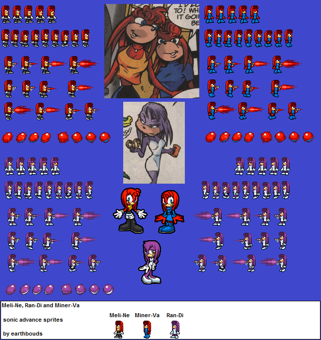 Mighty sprites by BaysenAhiru427 on DeviantArt