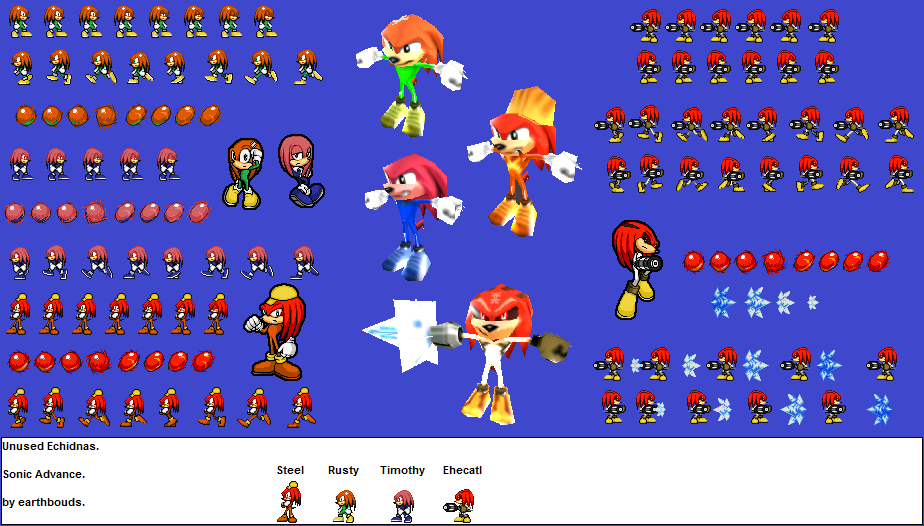 Sonic Advance Sprite sheet by Lucario51 on DeviantArt