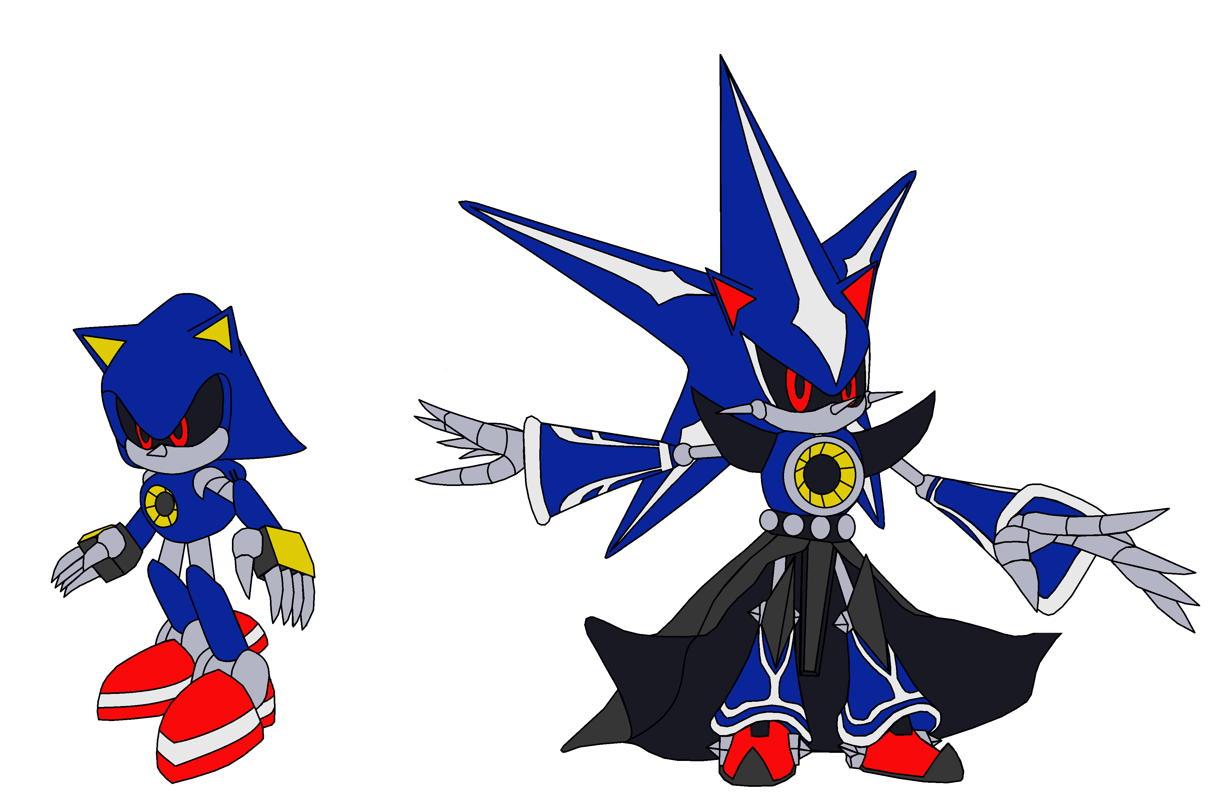 Dreamcast Era Metal Sonic's alternate form by earthbouds on DeviantArt