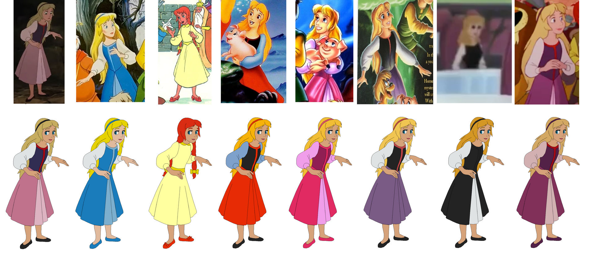 Princess Eilonwy's Palette Swap