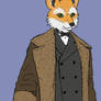 Victorian Fox dressed for an 1872 winter