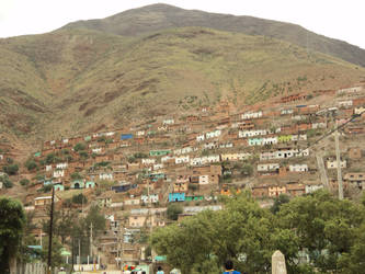 Peruvian houses in the mountain