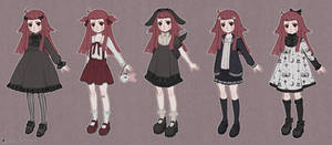 Tsuki Outfits