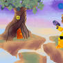 Kit explores some floating islands