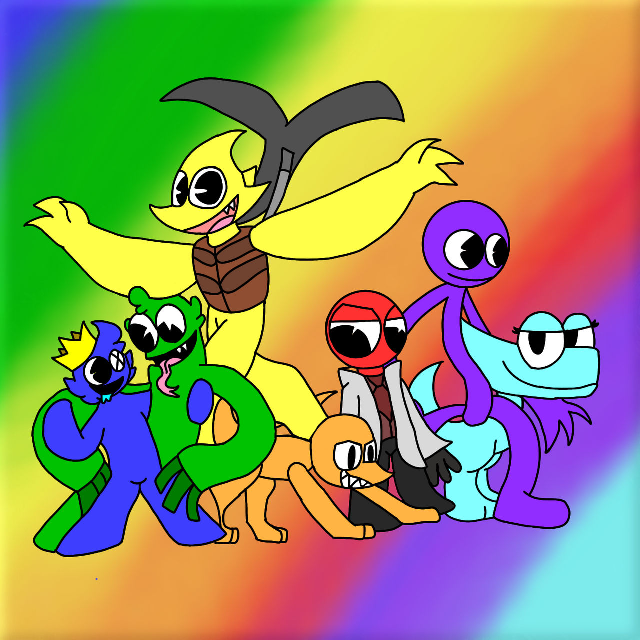 Rainbow friends chapter two! by Rusrock on DeviantArt