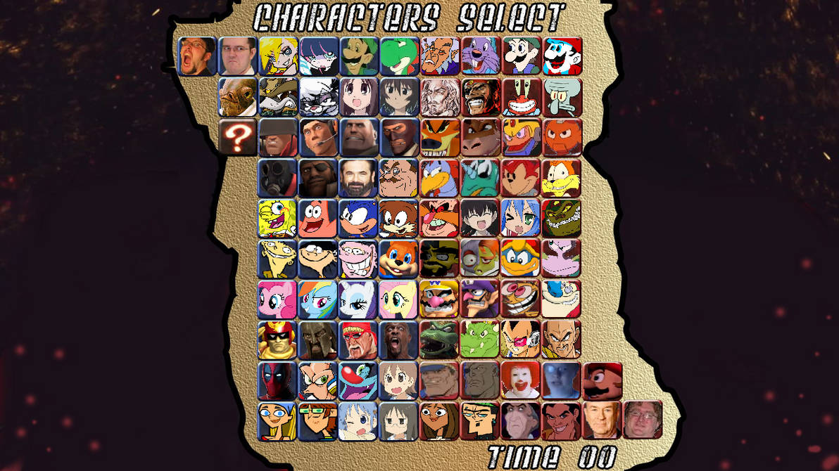 Youtube Poop Fighting Game Character Select Screen by GamingFan1997 on ...