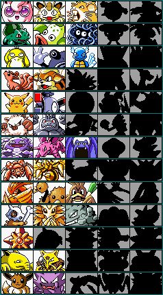 Pokemon Fighting Game Characters (1st Generation)