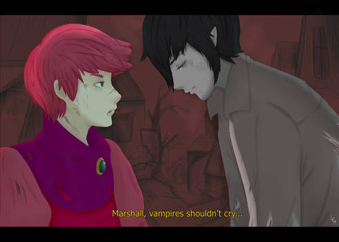 Marshall Lee x Gumball - Vampires shouldn't cry