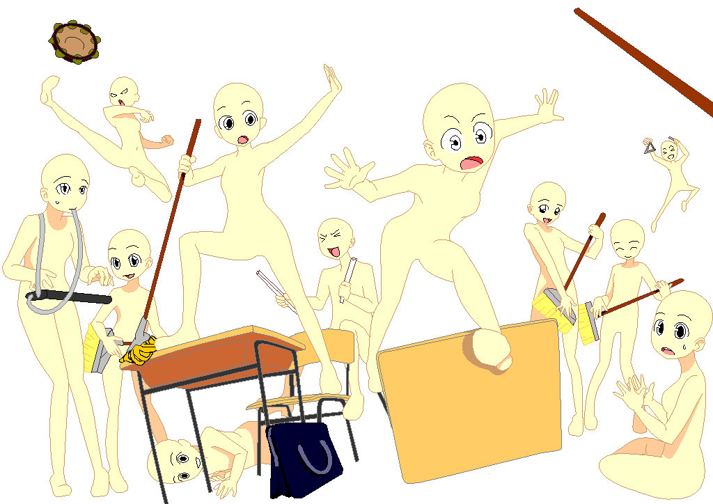 Character Base Party Group base by Tadahashi on DeviantArt
