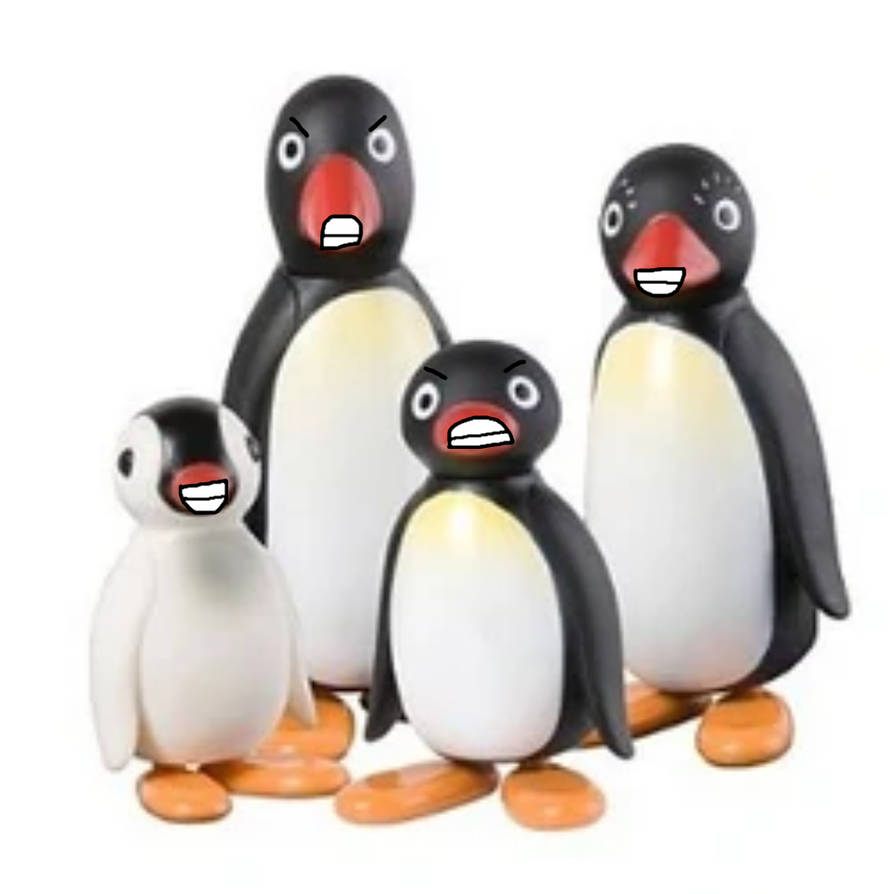 Pingu And His Family Robot Chicken Style by rabbitdraws03 on DeviantArt