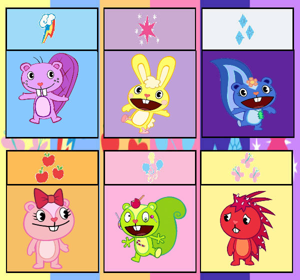 Htf Characters As Mlp Six Mane by rabbitdraws03 on DeviantArt
