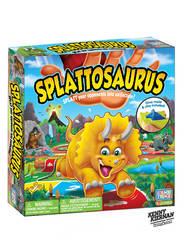Splattosaurus dinosaur game box by Kenny Kiernan