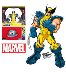 Wolverine Marvel toy illustration by Kenny Kiernan