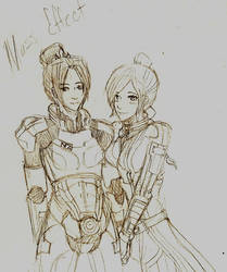 Mass Effect Azula and Tylee