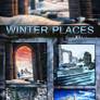 Winter Places - 10 Stock Backgrounds Pack