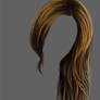 Painted Blonde Hair Stock 2