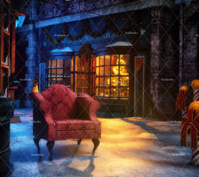 Dark Christmas 2 Stock Background 4 by bonbonka