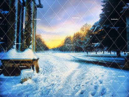 Winter Places 2 Stock Background 2