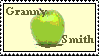 Apple stamp Granny Smith by Akhrrana