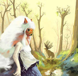 Mononoke Hime fan art