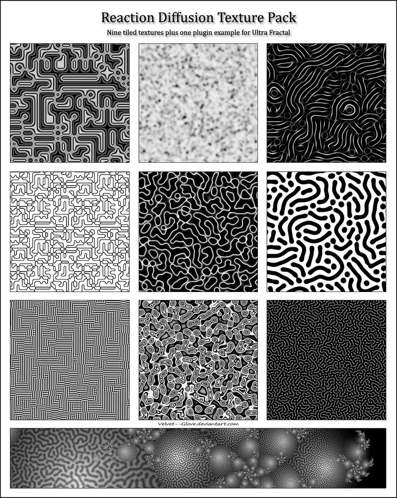 Reaction Diffusion Textures for UF by Velvet--Glove on DeviantArt