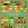 Orange and Green gradient pack for Ultra Fractal