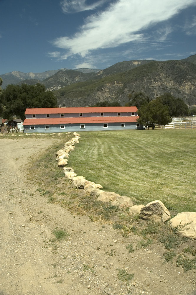 Red Roofed Barn