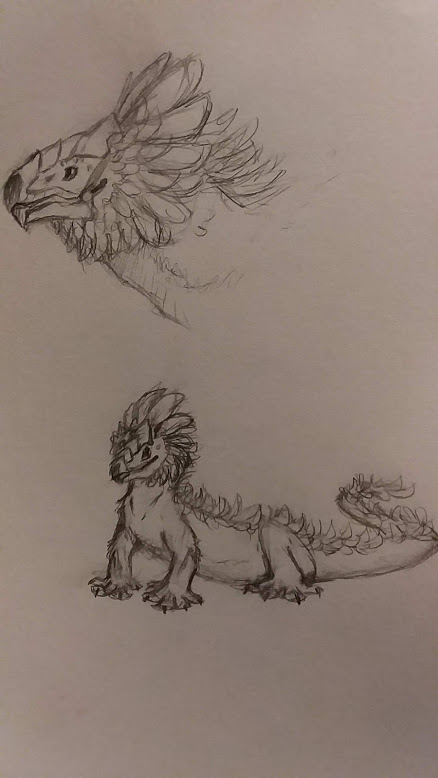 Character sketch page - Boga the varactyl by gecko11doodles on DeviantArt