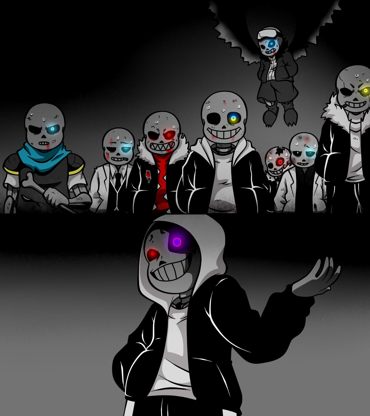 UT AU: Lethal Deal - Phase 2 (Killer Sans) by lime-imposter09 on DeviantArt