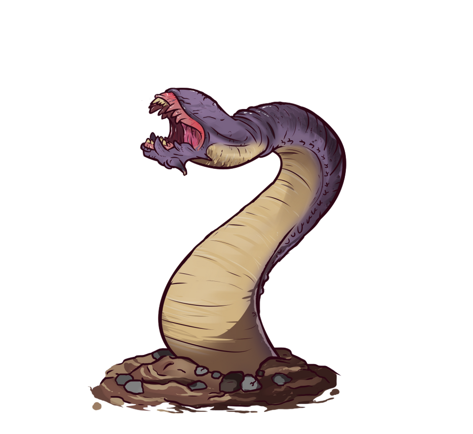 Purple Worm By Alorix On DeviantArt