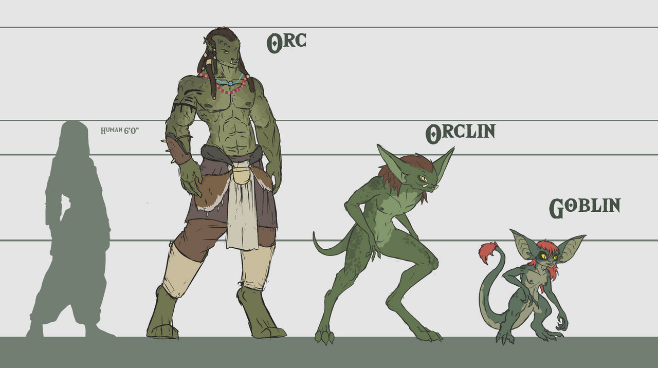Orc Evolution by alorix on DeviantArt