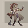 Commission: Gnoll Barbarian