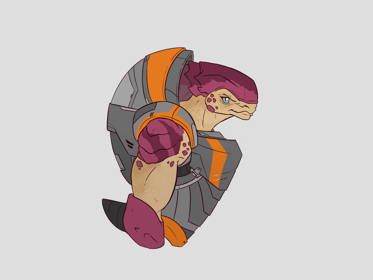 Pikka the Krogan by alorix on DeviantArt