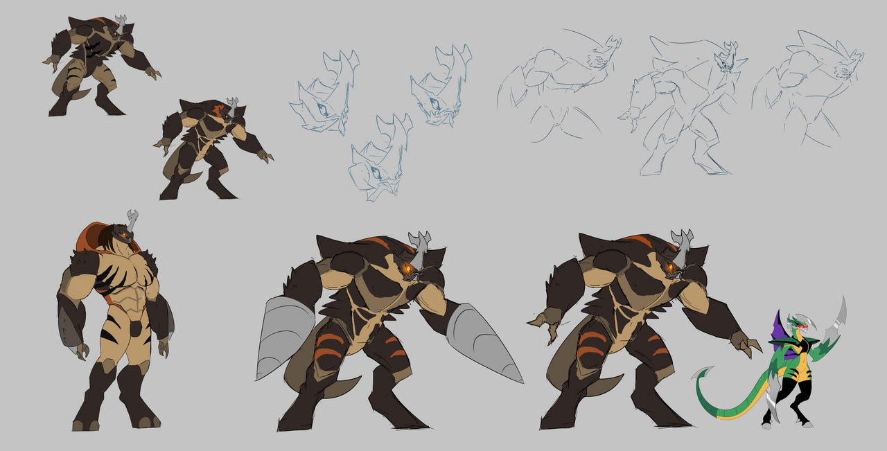 Megalon Rapper Megalon Redesign by alorix on DeviantArt