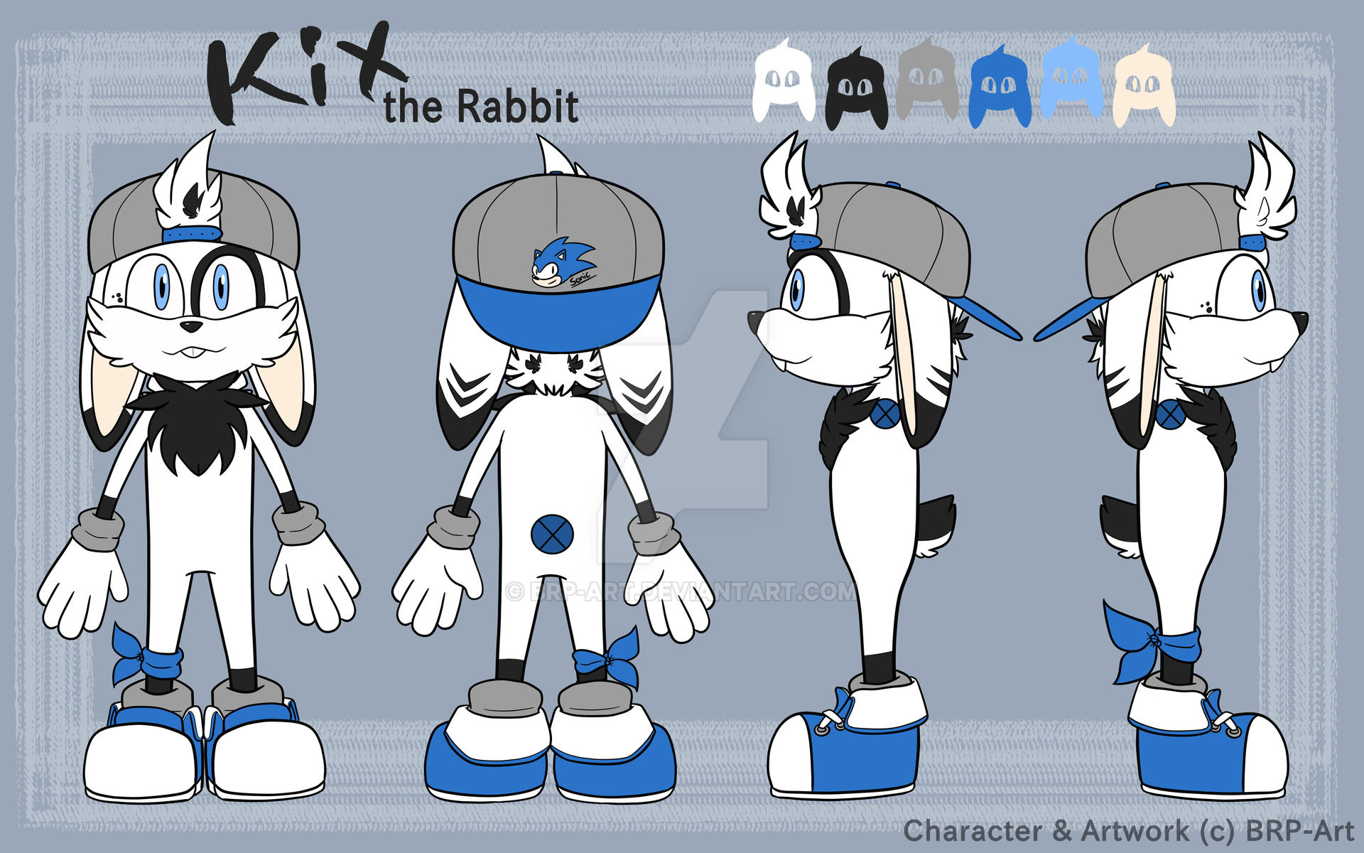 Kix Rabbit Reference Sheet - Kix the Rabbit by BRP-Art on DeviantArt
