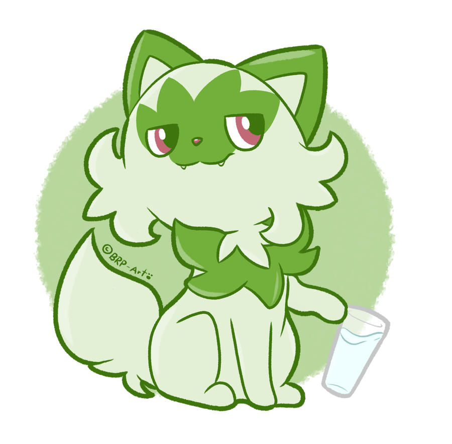 Pokemon - Sprigatito by BRP-Art on DeviantArt