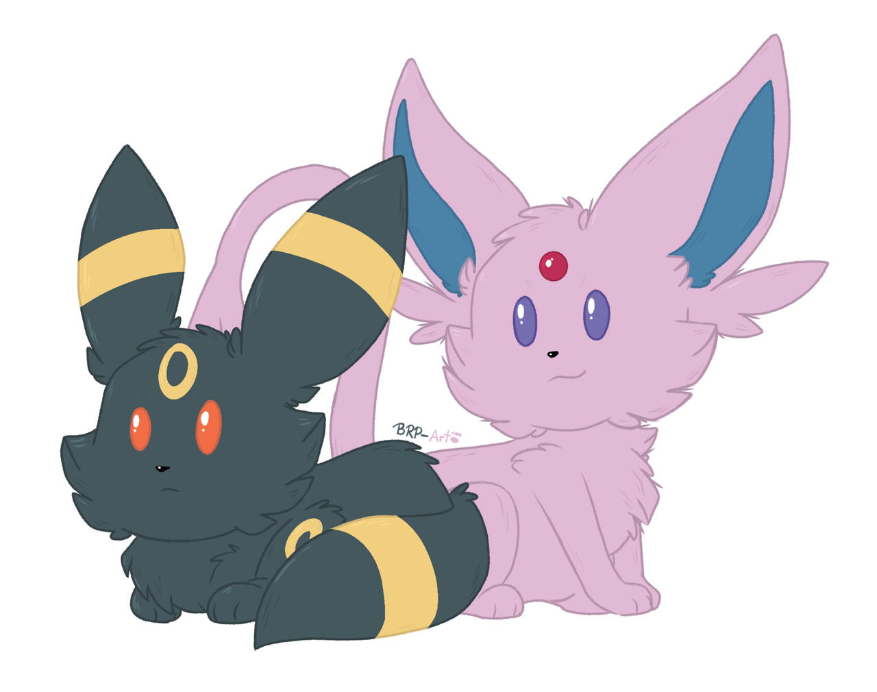 Pokemon - Umbreon and Espeon