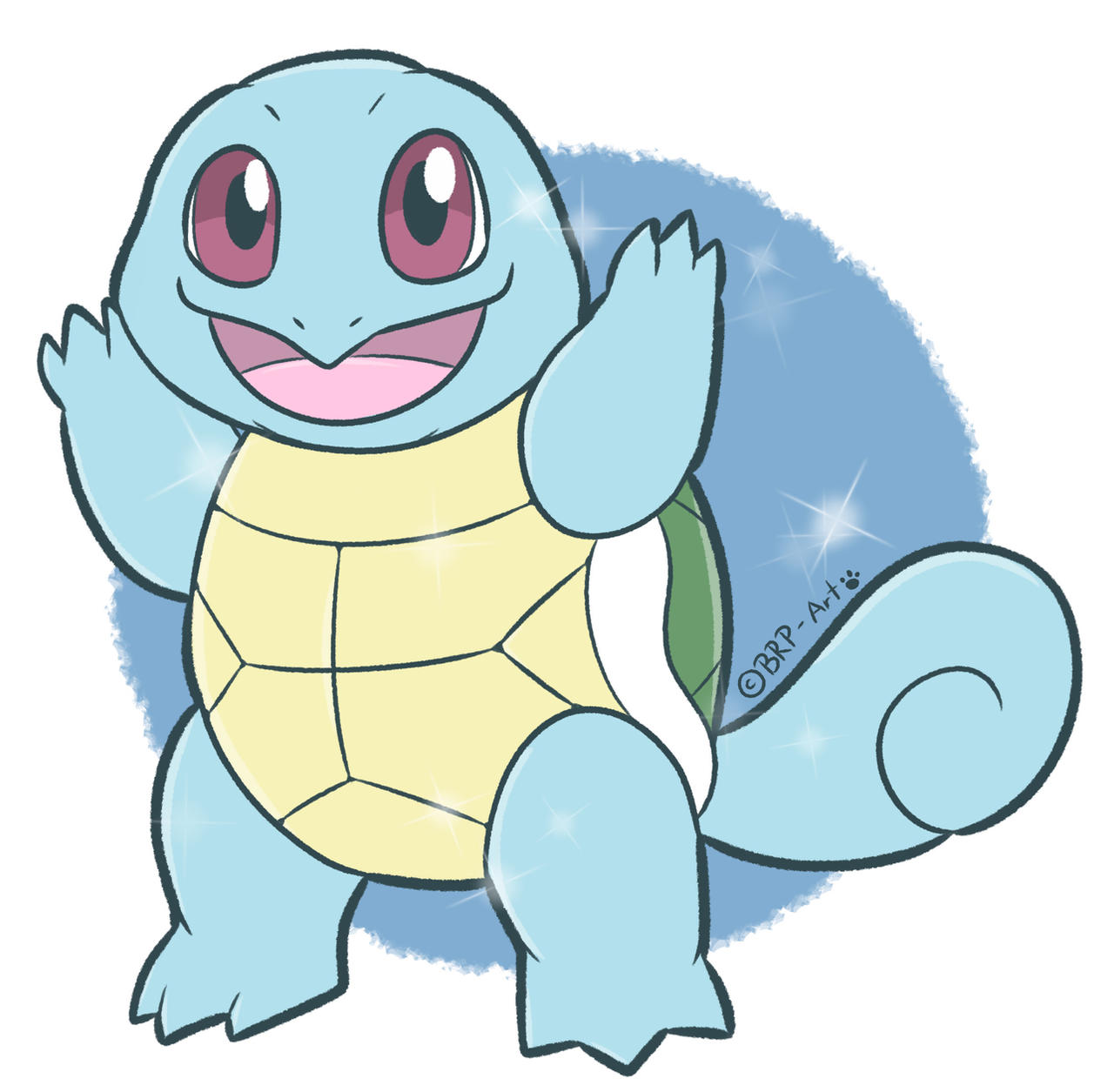 Pokemon - Shiny Squirtle by BRP-Art on DeviantArt