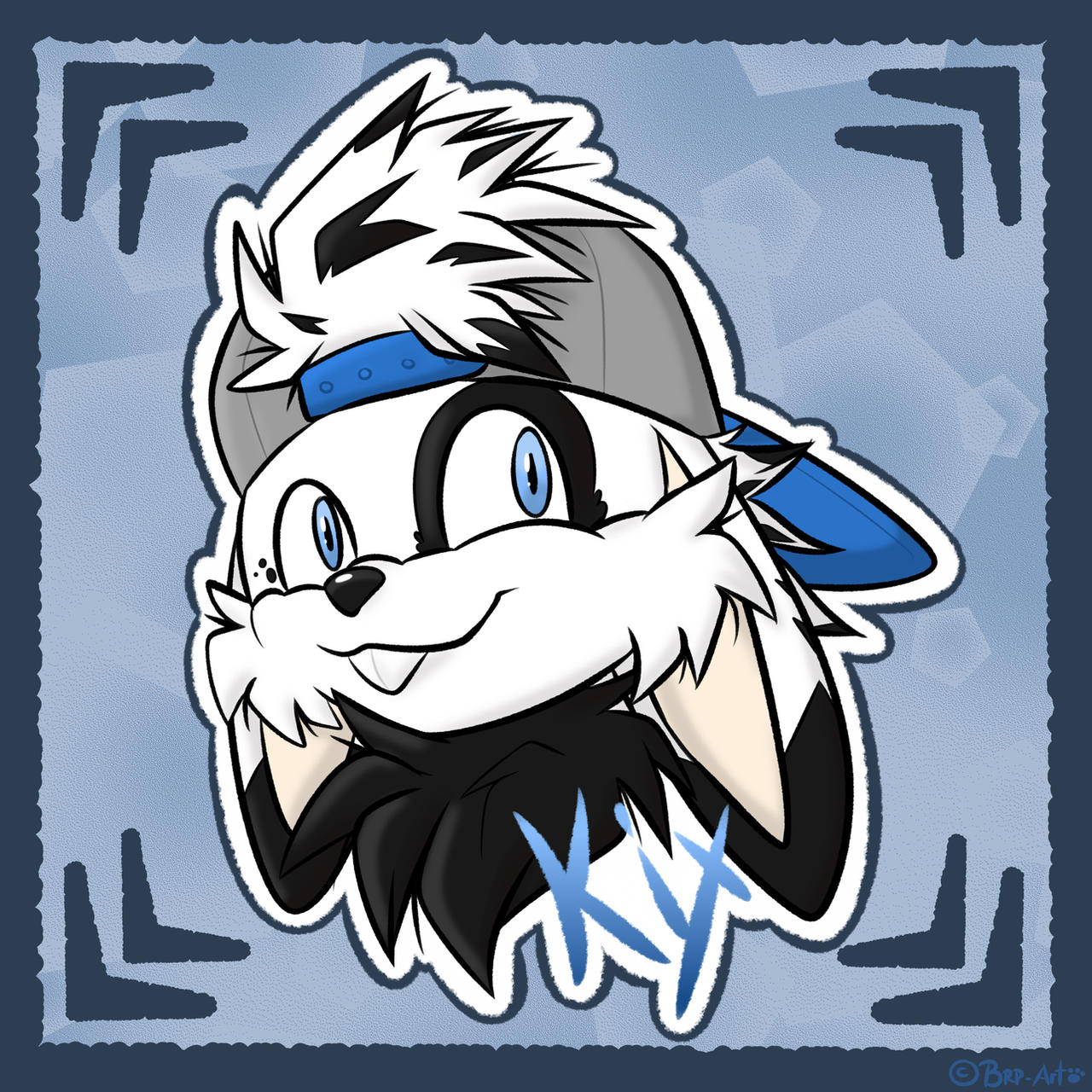Kix Rabbit SONIC OC - Character Headshot - Kix the Rabbit by BRP-Art on DeviantArt