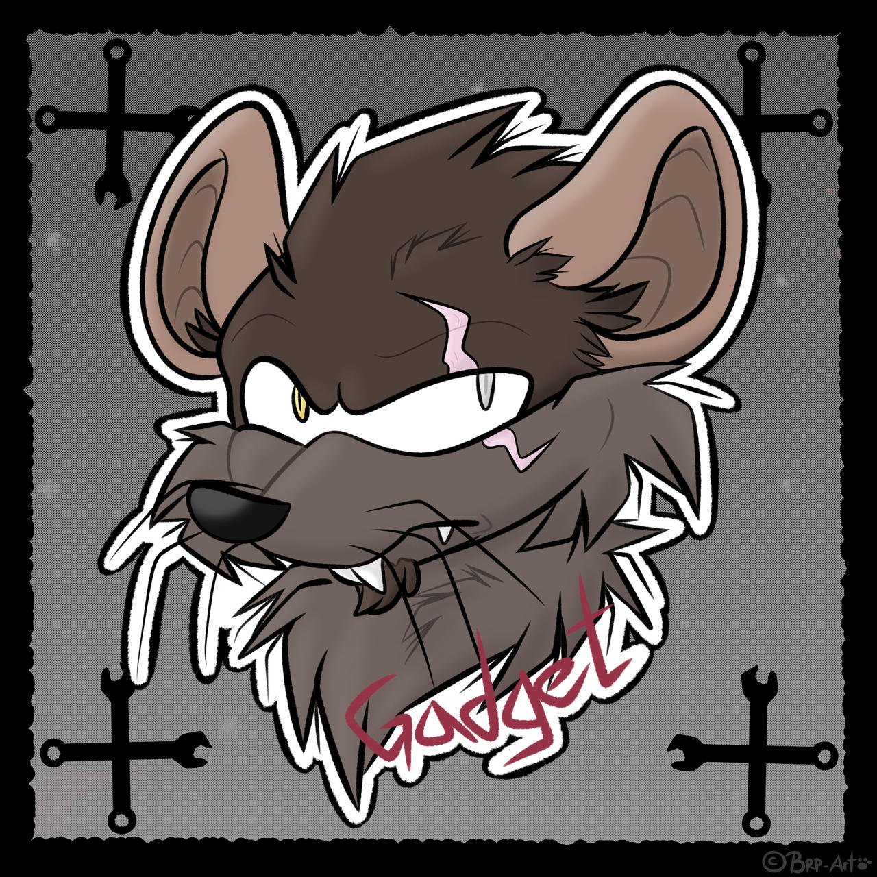 Sonic OC - Gadget the Rat (Headshot)