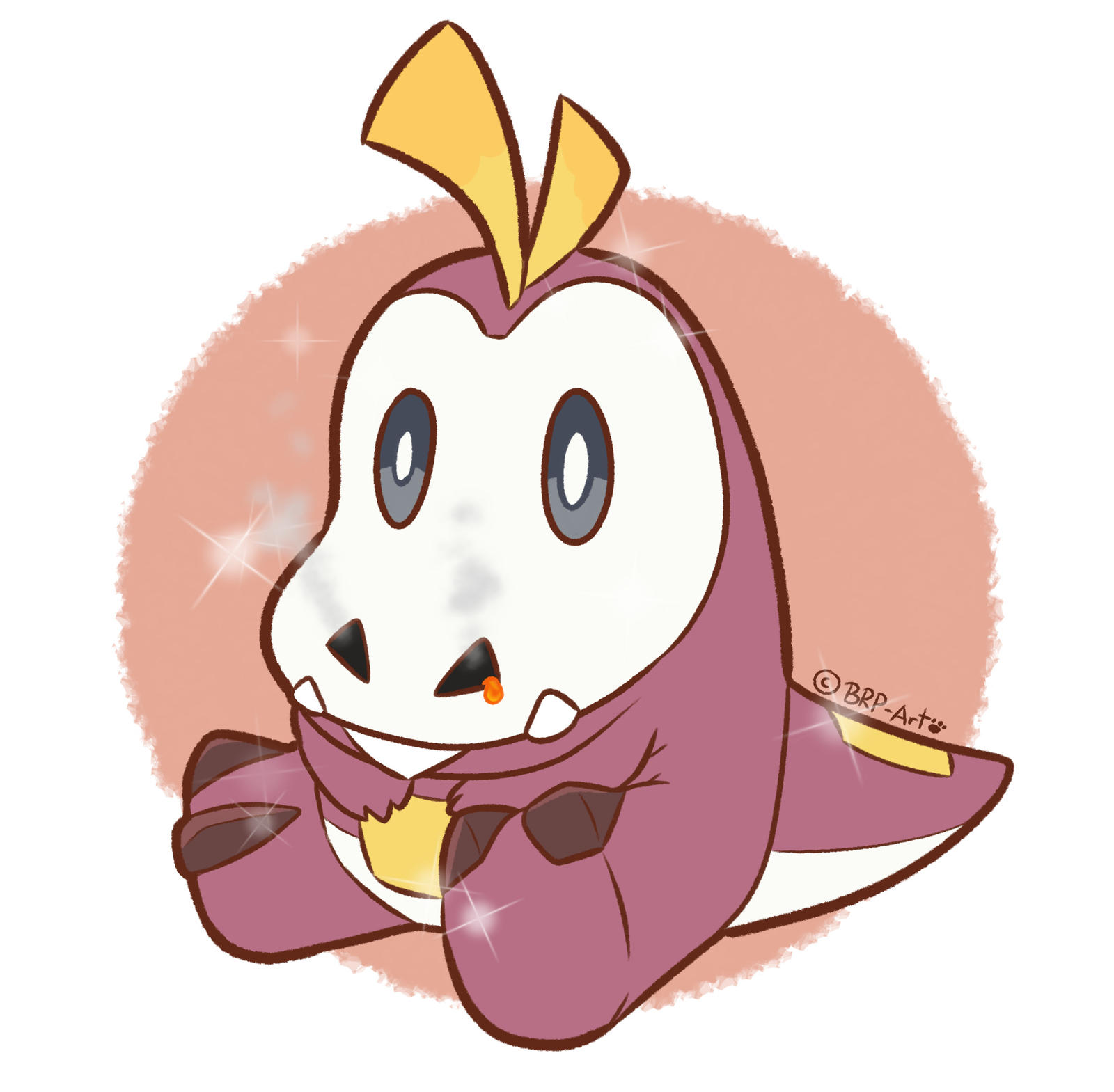 Pokemon - Shiny Fuecoco by BRP-Art on DeviantArt