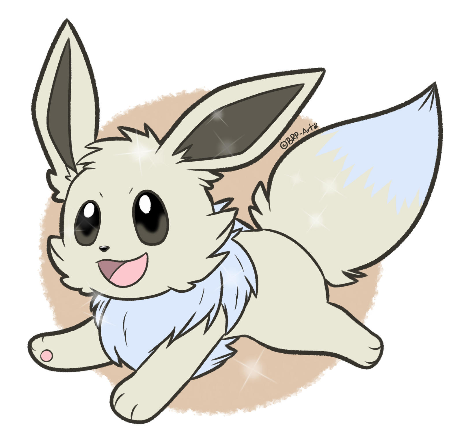 Pokemon Shiny Eevee By BRP Art On DeviantArt pokemon-shiny-eevee-by-brp-art-on-deviantart